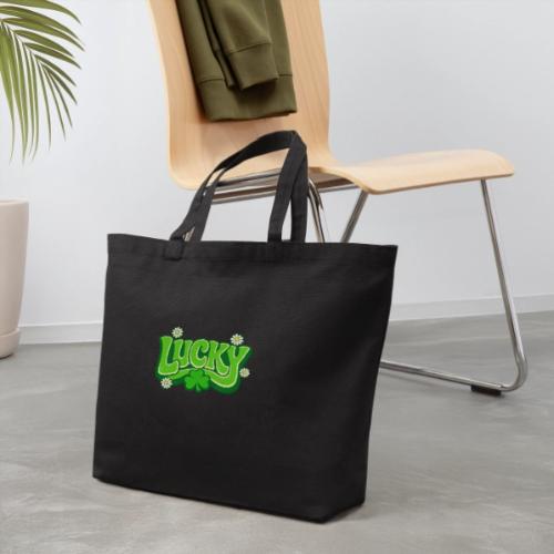 Lucky 70s Retro T-Shirt - Eco-Friendly Cotton Tote