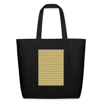 A variation of digital designs unique collection - Eco-Friendly Cotton Tote - black - Front
