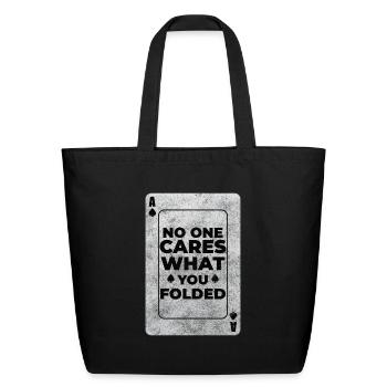 Casino Win Gambling Hearts - Eco-Friendly Cotton Tote - black - Front
