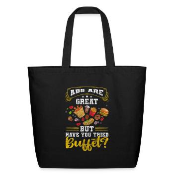 Meal Connoisseur Drinks - Eco-Friendly Cotton Tote - black - Front