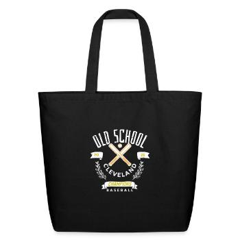 Cleveland Baseball Strike - Eco-Friendly Cotton Tote - black - Front