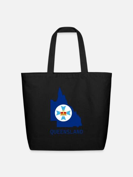 queensland - Eco-Friendly Cotton Tote - black