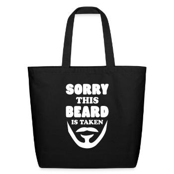 Sorry This berad is taken - Eco-Friendly Cotton Tote - black - Front