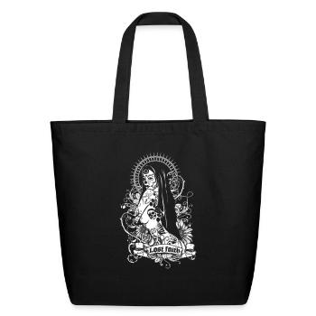 Tatoo Girl Collection - Eco-Friendly Cotton Tote - black - Front