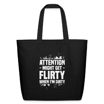 Mud Run - Eco-Friendly Cotton Tote - black - Front