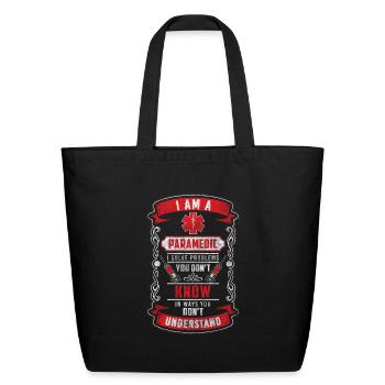 Paramedics Ambulance Use Paramedic - Eco-Friendly Cotton Tote - black - Front