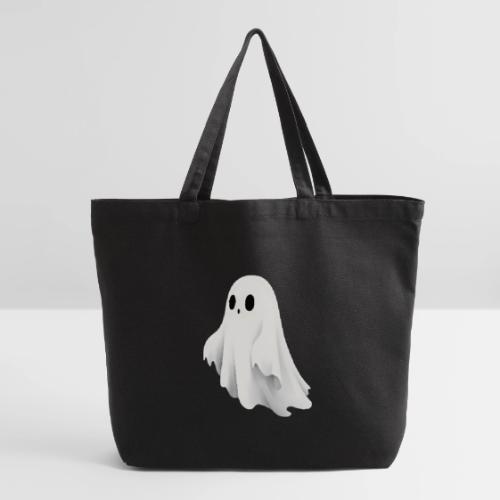 Cute Ghost Cartoon Design - Eco-Friendly Cotton Tote