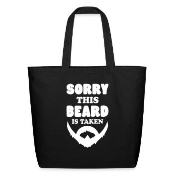 Sorry This berad is taken - Eco-Friendly Cotton Tote - black - Front