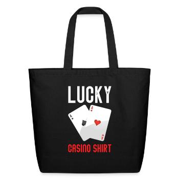 Lucky Casino - Eco-Friendly Cotton Tote - black - Front