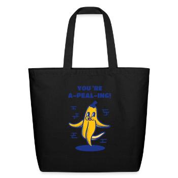 So Appealing - Eco-Friendly Cotton Tote - black - Front