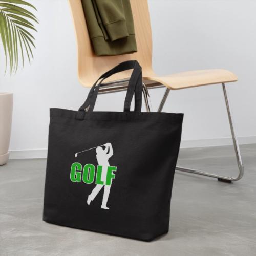 Golf: Classic Golf Motion - Eco-Friendly Cotton Tote