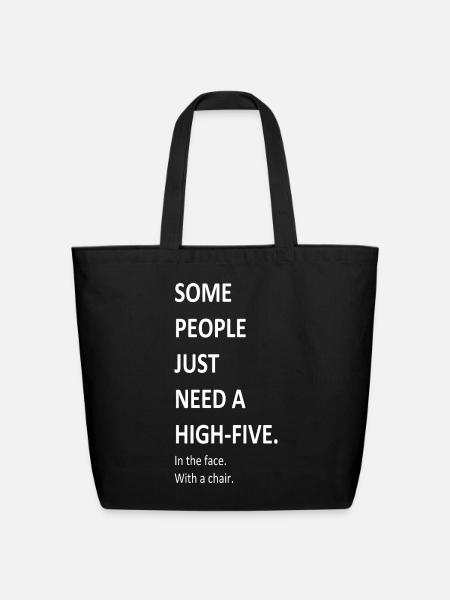 funny cool saying sayings humor mask facial idea g - Eco-Friendly Cotton Tote - black