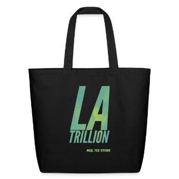 LA TRILLION LIME - Eco-Friendly Cotton Tote - black - Front