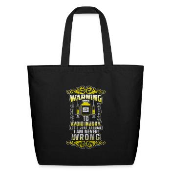 Paramedics Hospital Ambulance - Eco-Friendly Cotton Tote - black - Front