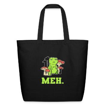 Meh Biology Student Gift - Eco-Friendly Cotton Tote - black - Front