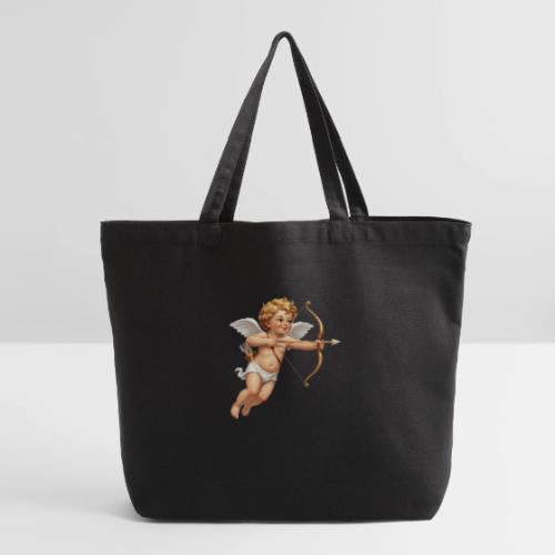 Cupid with twohearts set - Eco-Friendly Cotton Tote