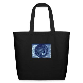 Abstract Art - Eco-Friendly Cotton Tote - black - Front