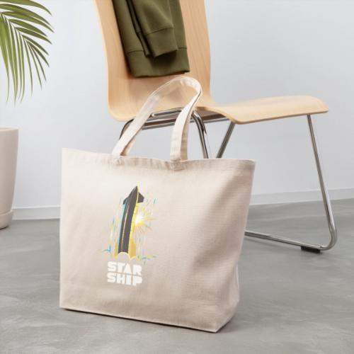 Star Ship Earth - Dark - Eco-Friendly Cotton Tote