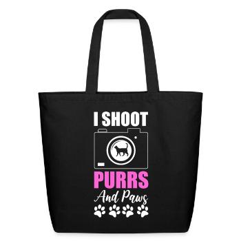 Pet Photography Pet Photographer - Eco-Friendly Cotton Tote - black - Front