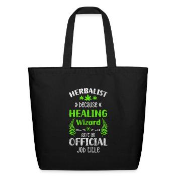 Healing Potion Healing Health Tea - Eco-Friendly Cotton Tote - black - Front