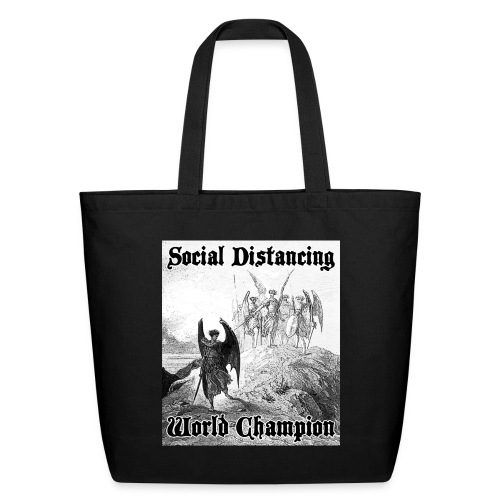 Social Distancing World Champion - Eco-Friendly Cotton Tote