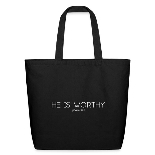 He is Worthy - Eco-Friendly Cotton Tote