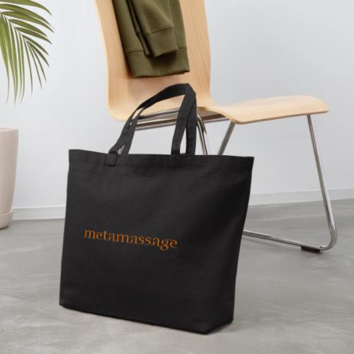 metamassage text logo - Eco-Friendly Cotton Tote
