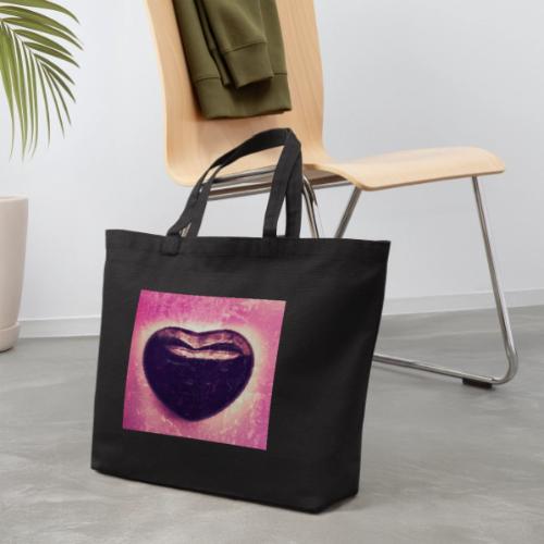 Black Onyx Heart - Eco-Friendly Cotton Tote