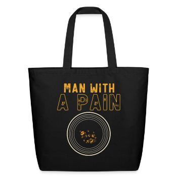 Gold Panning, GOld Digger - Eco-Friendly Cotton Tote - black - Front