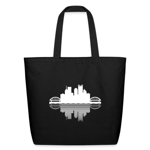 Pittsburgh Skyline Reflection - Eco-Friendly Cotton Tote