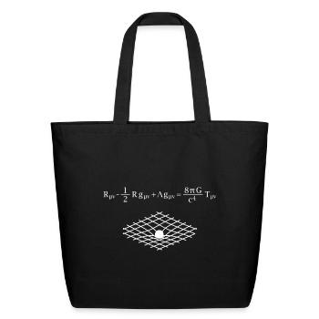 Physics Universe Science Theorist - Eco-Friendly Cotton Tote - black - Front