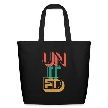 Retro United - Eco-Friendly Cotton Tote - black - Front