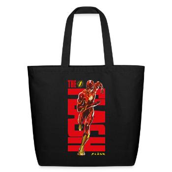 The Flash Running Red Logo - Eco-Friendly Cotton Tote - black - Front
