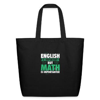 Mathematics Teacher | Mathematics Gifts - Eco-Friendly Cotton Tote - black - Front