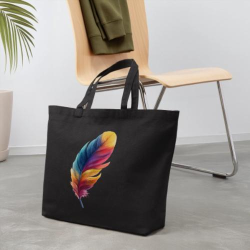 Rainbow Flight Feather - Eco-Friendly Cotton Tote