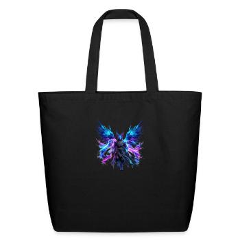 Guardian at the Nexus of Realms - Eco-Friendly Cotton Tote - black - Front