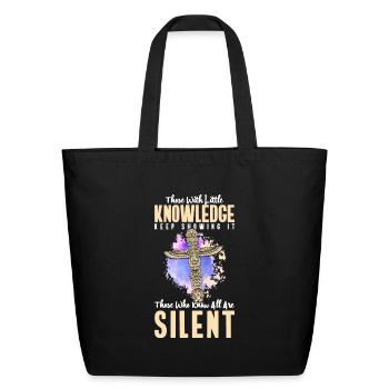 Totem Ritual Shaman Guardian - Eco-Friendly Cotton Tote - black - Front