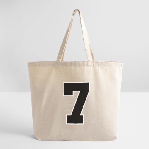 Varsity Number 7 Athletic Look - Eco-Friendly Cotton Tote
