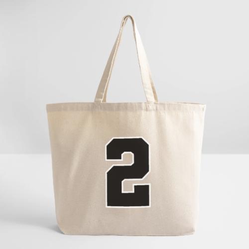 Varsity Number 2 Sports Design - Eco-Friendly Cotton Tote