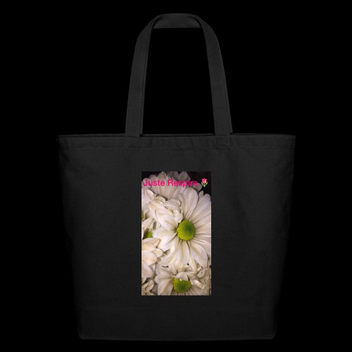 “Just Breathe “ in French - Eco-Friendly Cotton Tote