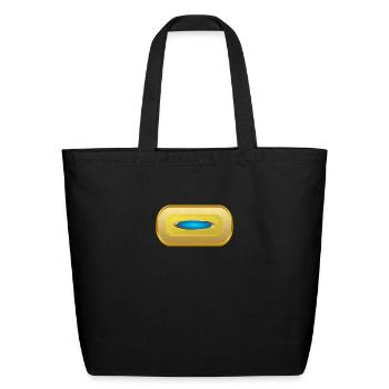 Luxurious Badge - Eco-Friendly Cotton Tote - black - Front