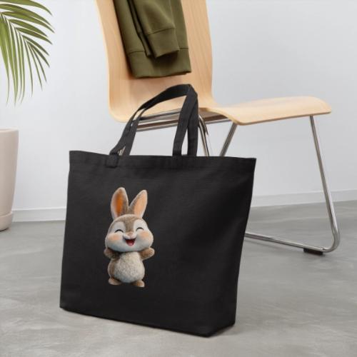 Joyful Baby Rabbit - Eco-Friendly Cotton Tote