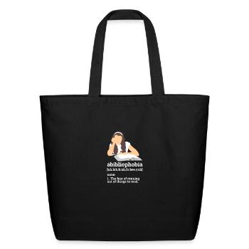 Reading - Eco-Friendly Cotton Tote - black - Front