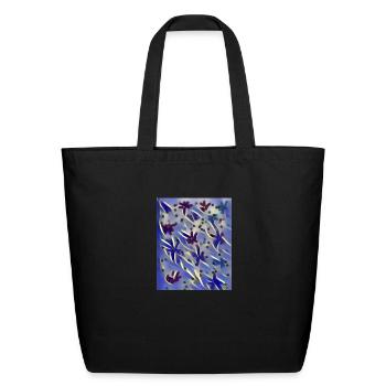 Abstract Stars - Eco-Friendly Cotton Tote - black - Front