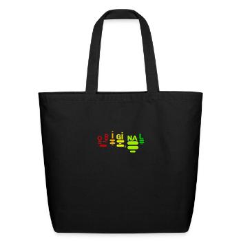original - Eco-Friendly Cotton Tote - black - Front