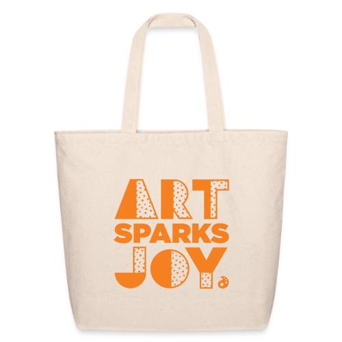 Art Sparks Joy (Orange) - Eco-Friendly Cotton Tote