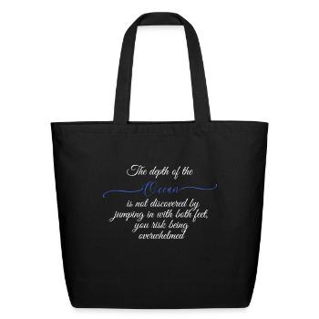 The depth of the ocean - T-shirt - Eco-Friendly Cotton Tote - black - Front