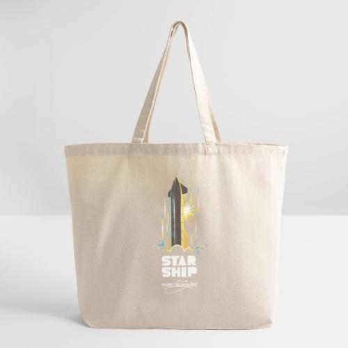 StarShip Earth - Dark - With Logo - Eco-Friendly Cotton Tote