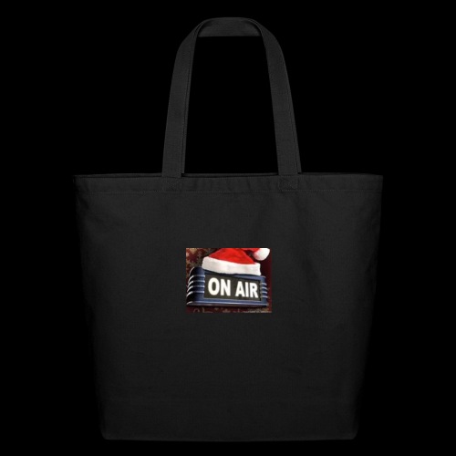 Christmas On Air Sign - Eco-Friendly Cotton Tote