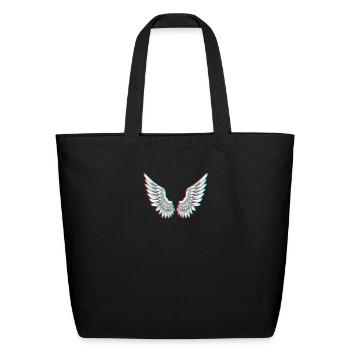 Soul wings - Eco-Friendly Cotton Tote - black - Front